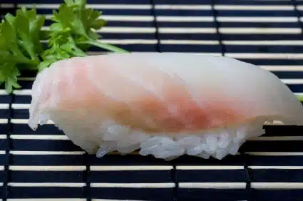 Hamachi sushi (AKA Yellowtail sushi)