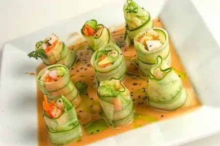 Low calorie sushi roll