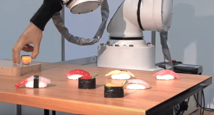 Sushi making robot to make basic sushi faster and easier